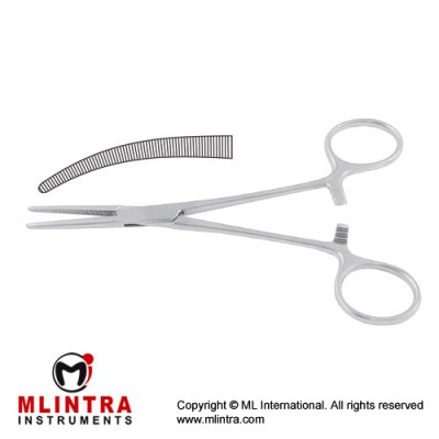 Crile Haemostatic Forcep Curved Stainless Steel, 14 cm - 5 1/2"